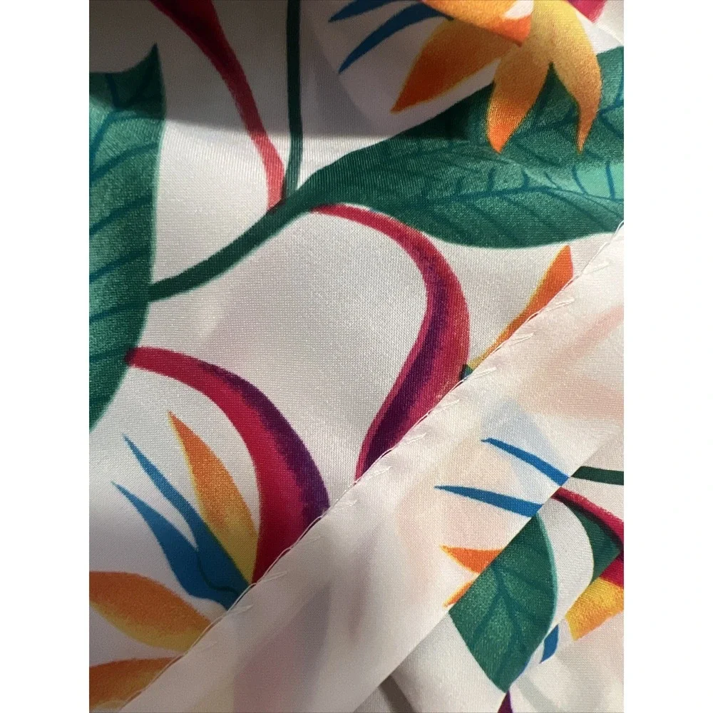 Men's Hilo Hattie Hawaiian shirt Made in Hawaii Size XL floral‎ single stitch